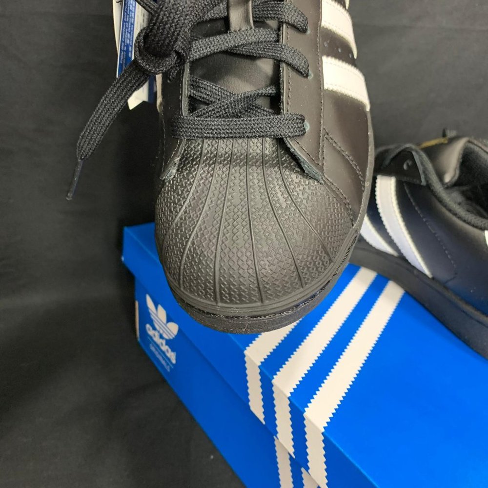 Adidas Superstar J - B 23642 Black-White Sise: 6.5 - Picture 5 of 11